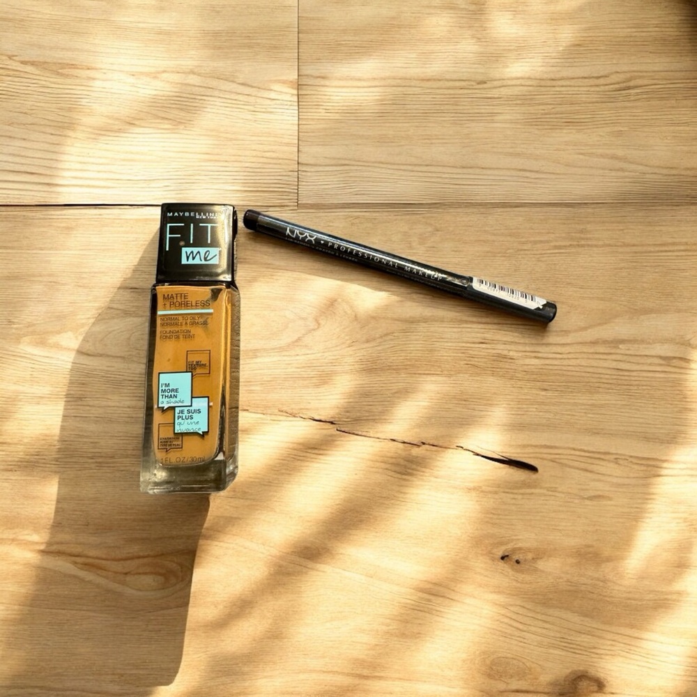 Maybelline Fit Me Foundation and NYX Lipliner Set‎ NEW